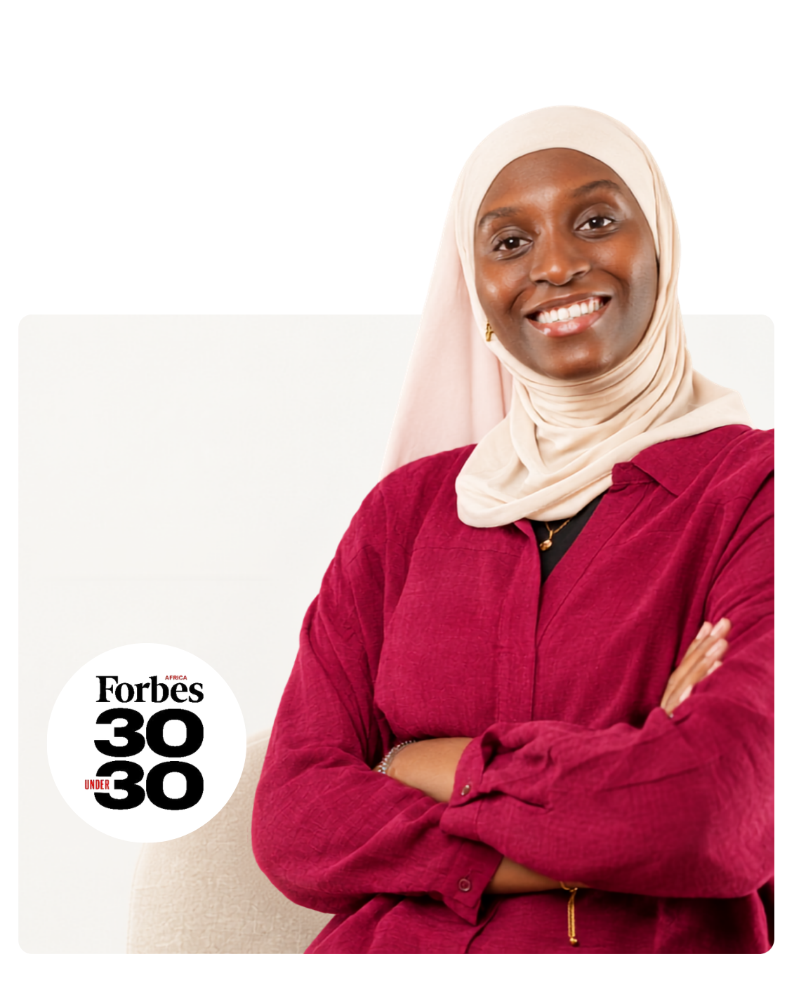 Maryam Arame Ndiaye, fondatrice de Called Maryam, Forbes Africa 30 Under 30 2026